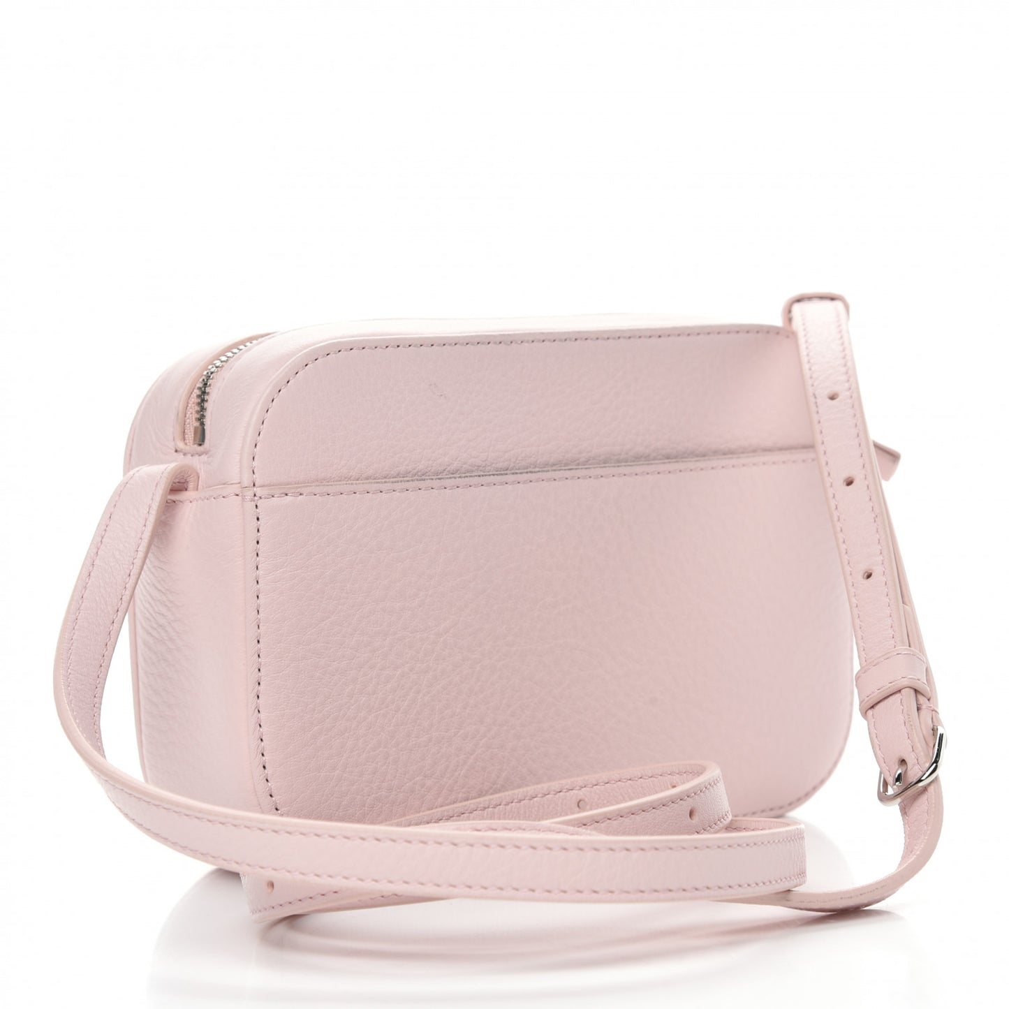 Smooth Calfskin Logo XS Everyday Camera Bag Light Rose Black