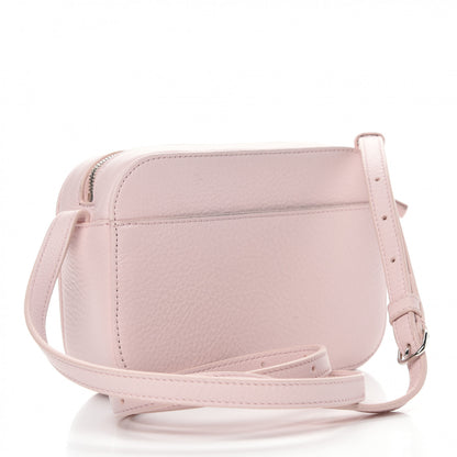Balenciaga Smooth Calfskin Logo XS Everyday Camera Bag Light Rose Black 3 of 10