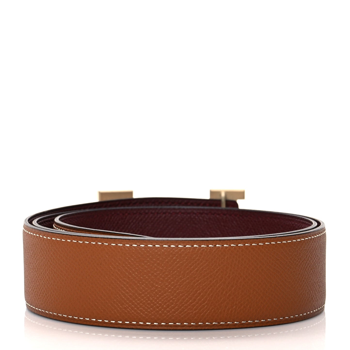 Epsom 32mm Constance H Belt 85 Gold Rouge H