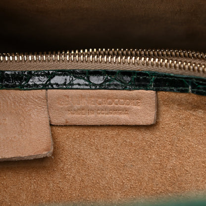 Nancy Gonzalez Crocodile Tote Green 8 of 12