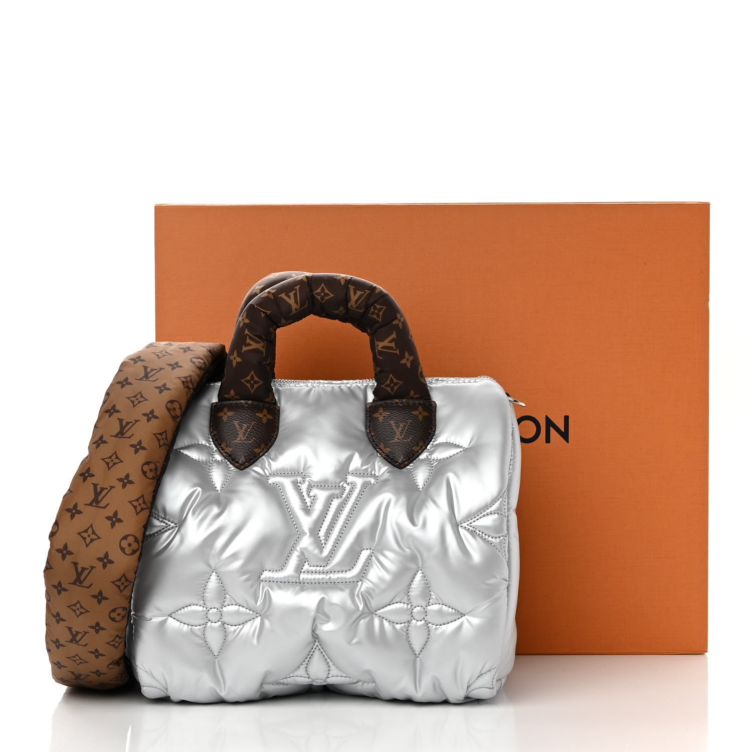 Louis Vuitton Econyl Mini Monogram Pillow Speedy Bandouliere 25 Silver 10 of 10