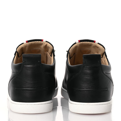 Christian Louboutin Calfskin Mens Fique A Vontade Flat Sneakers 46 Black 5 of 11