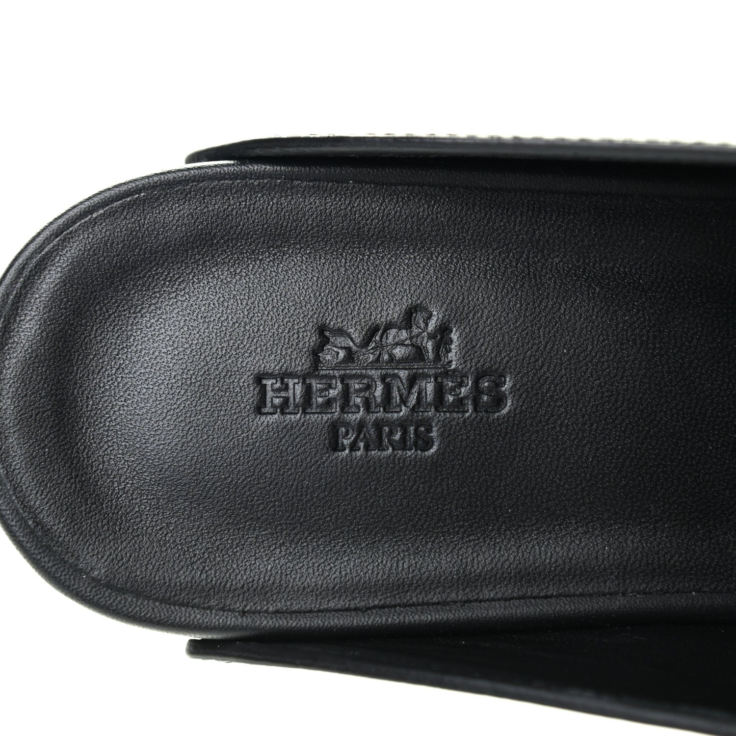 Hermes Calfskin Calya Mules 37 Black 6 of 8