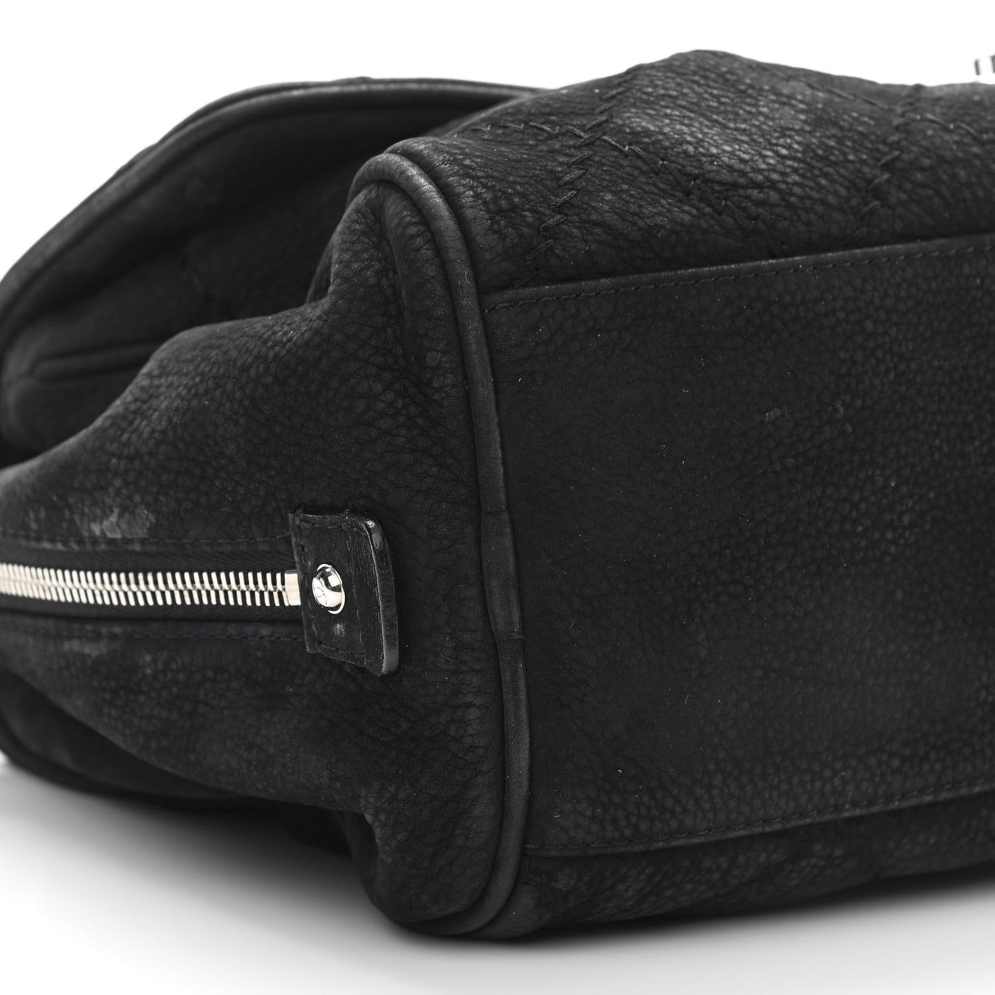 Suede Ultimate Stitch Flap Black