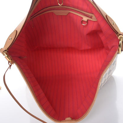 Louis Vuitton Damier Azur Delightful MM Pink 5 of 10