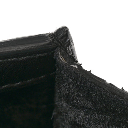 Celine Snakeskin Small Tie Knot Tote Black 11 of 13