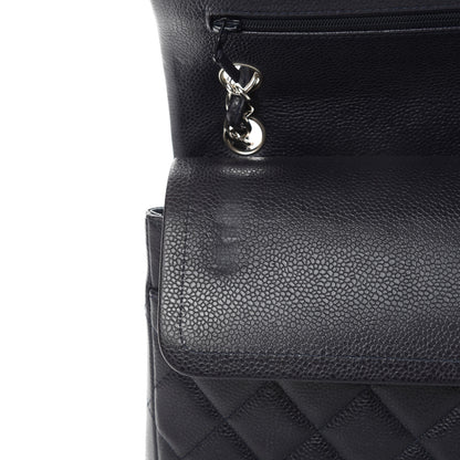 Chanel Caviar Quilted Jumbo Double Flap Navy Blue 12 of 12