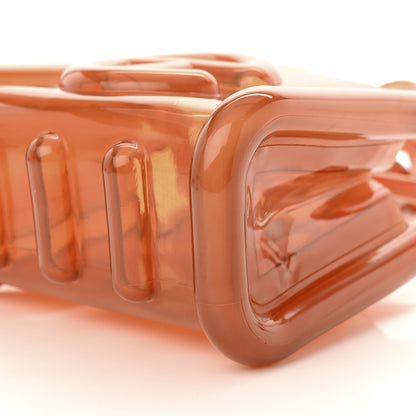 Telfar x MELISSA Jelly Small Shopping Bag Clear Brown 9 of 9