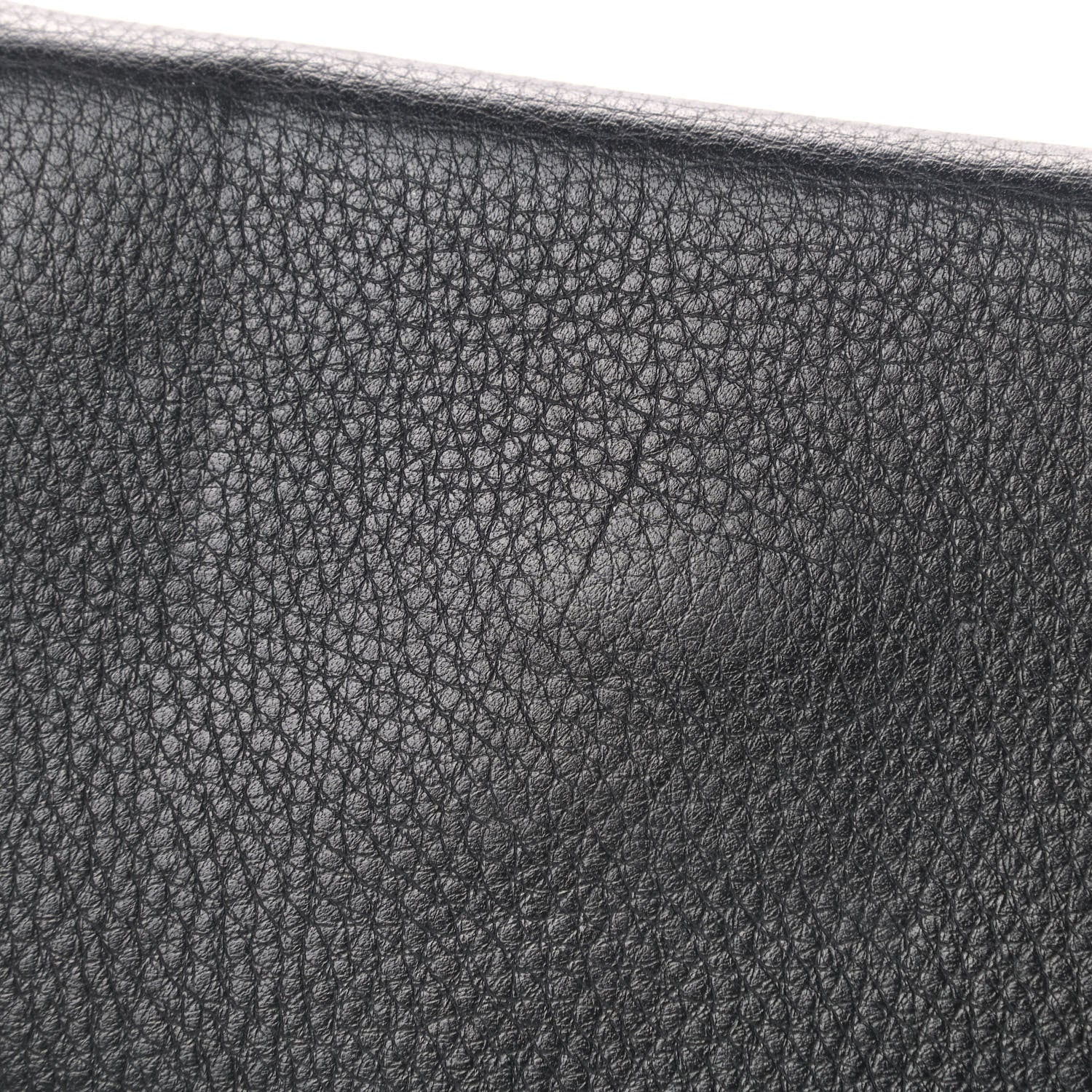 Versace Grained Calfskin Medusa Evening Clutch Bag Black 6 of 6