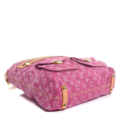 Louis Vuitton Denim Baggy GM Fuchsia 4 of 7