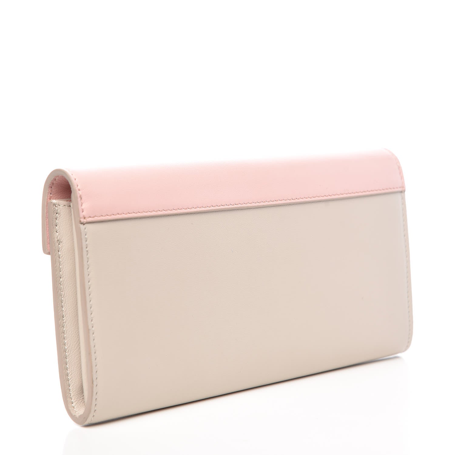 Celine Lambskin Large Diagonal Multifunction Flap Wallet Pink Desert 3 of 11