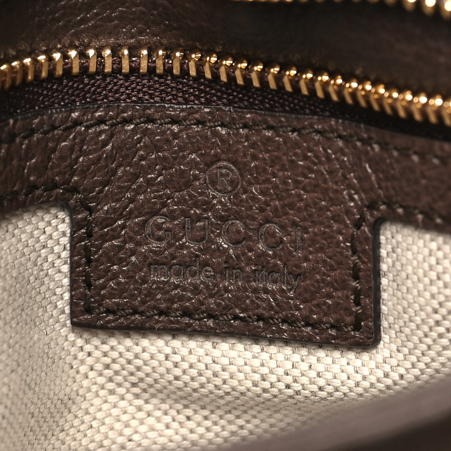 Gucci GG Supreme Monogram Textured Dollar Calfskin Web Medium Blondie Top Handle Shoulder Flap Bag Beige Ebony New Acero 6 of 11