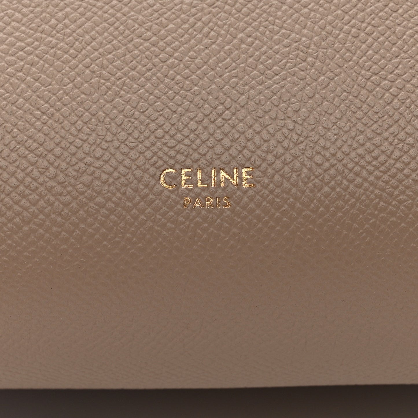 Grained Calfskin Micro Belt Bag Light Taupe