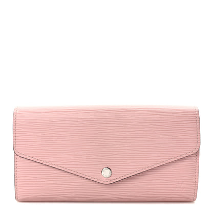 Louis Vuitton Epi Sarah Wallet NM Rose Ballerine 1 of 7