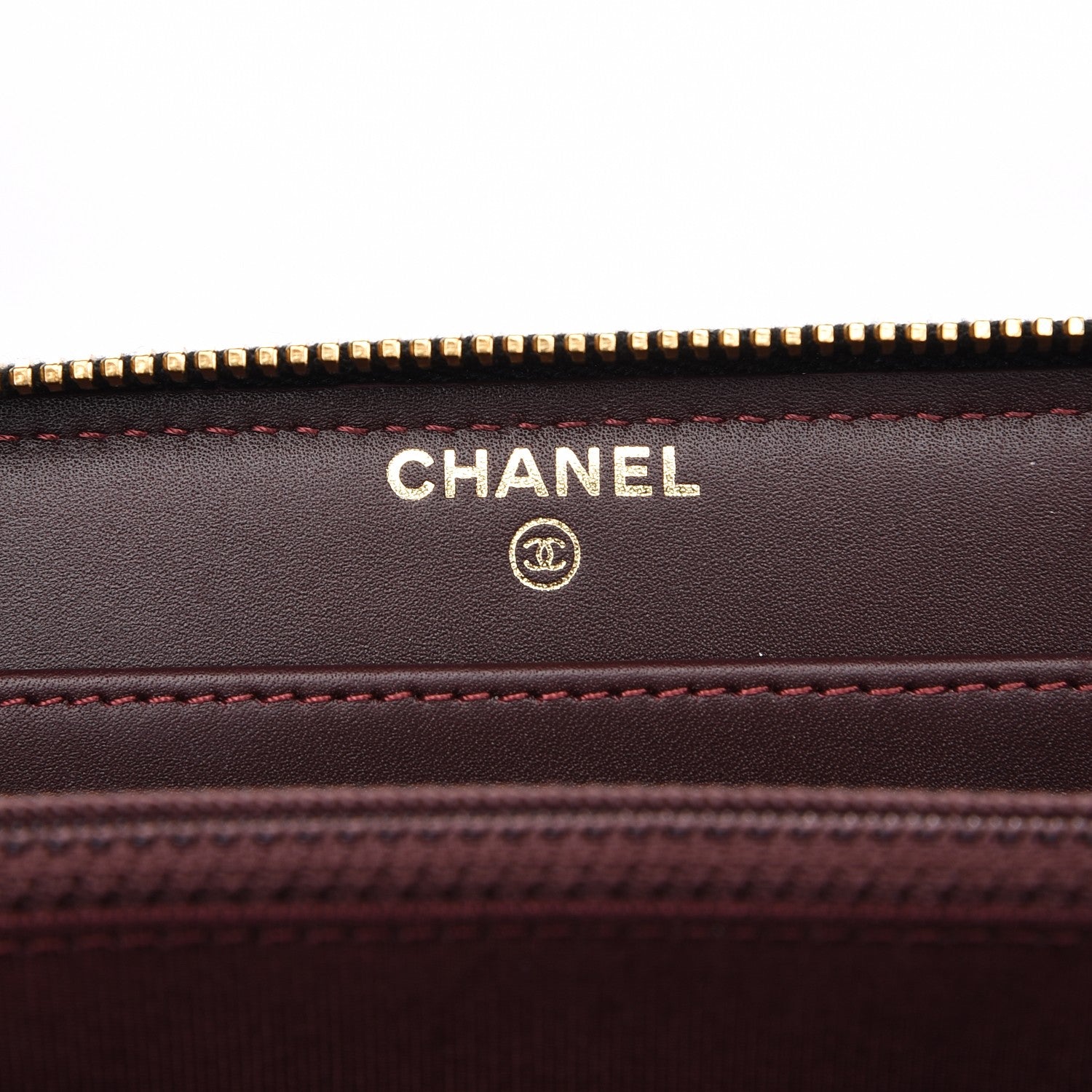 Chanel Caviar Quilted Large Gusset Zip Around Wallet Black 6 of 9