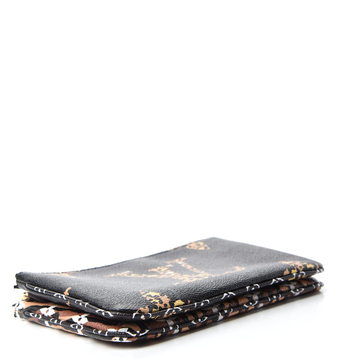 Louis Vuitton Monogram Giant Jungle Pochette Double Zip Black 4 of 10