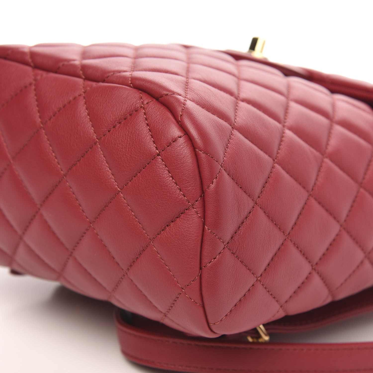 Chanel Lambskin Quilted Mini Urban Spirit Backpack Red 8 of 9