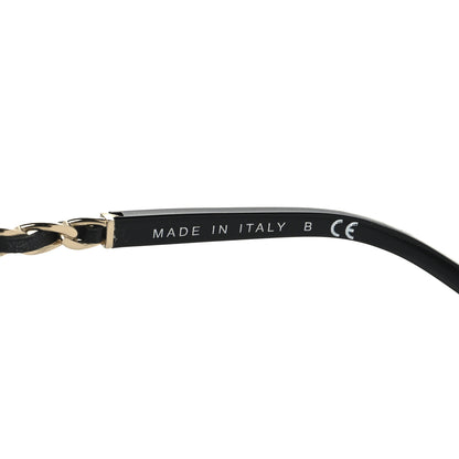 Chanel Lambskin Square Chain Sunglasses 5210-Q Black 6 of 7