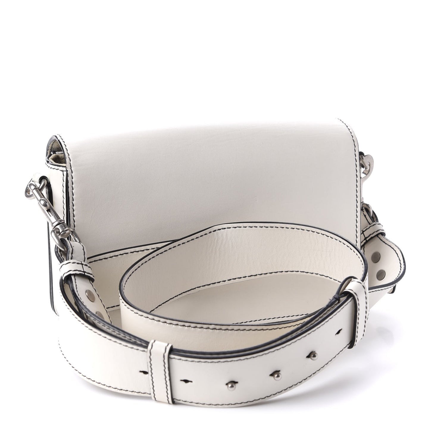 Smooth Calfskin Dio(r)evolution Flap Bag Off White