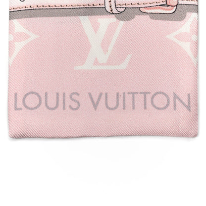 Louis Vuitton Silk Monogram Confidential Bandeau Light Pink 4 of 6