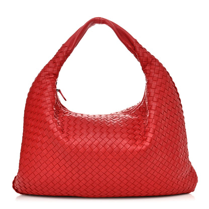 Bottega Veneta Nappa Intrecciato Large Veneta Hobo Red 1 of 11