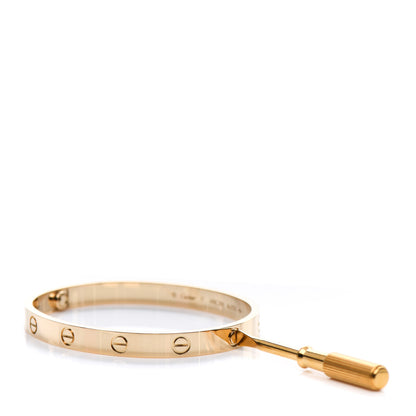 Cartier 18K Yellow Gold LOVE Bracelet 17 4 of 5
