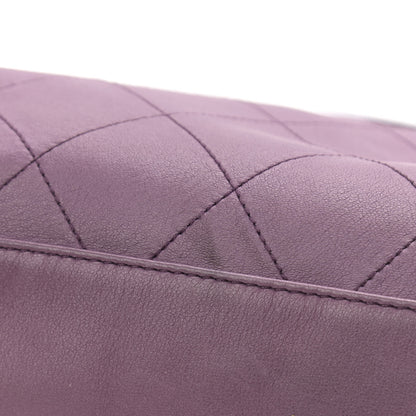 Chanel Lambskin Stitched Medium Ultimate Soft Tote Light Purple 10 of 10