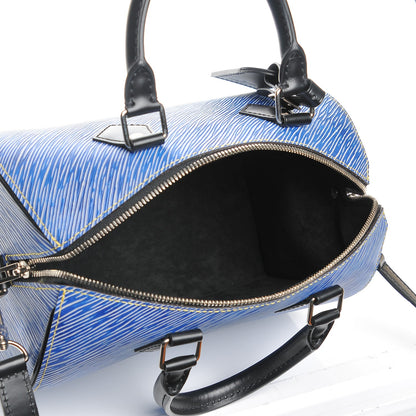 Louis Vuitton Epi Speedy Bandouliere 25 Denim Light 5 of 7