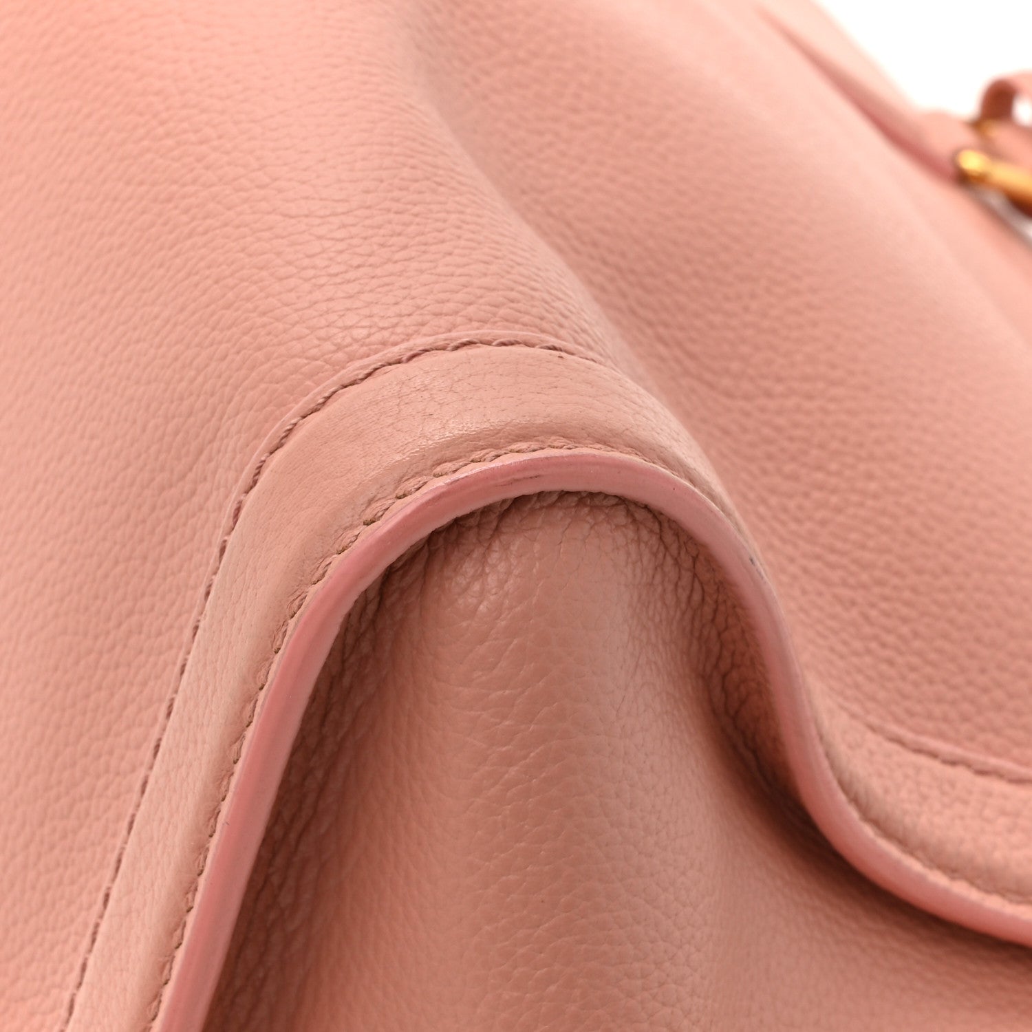 Alexander McQueen Pebbled Calfskin Large Skull Padlock Zip Around Tote Blush Pink 12 of 17