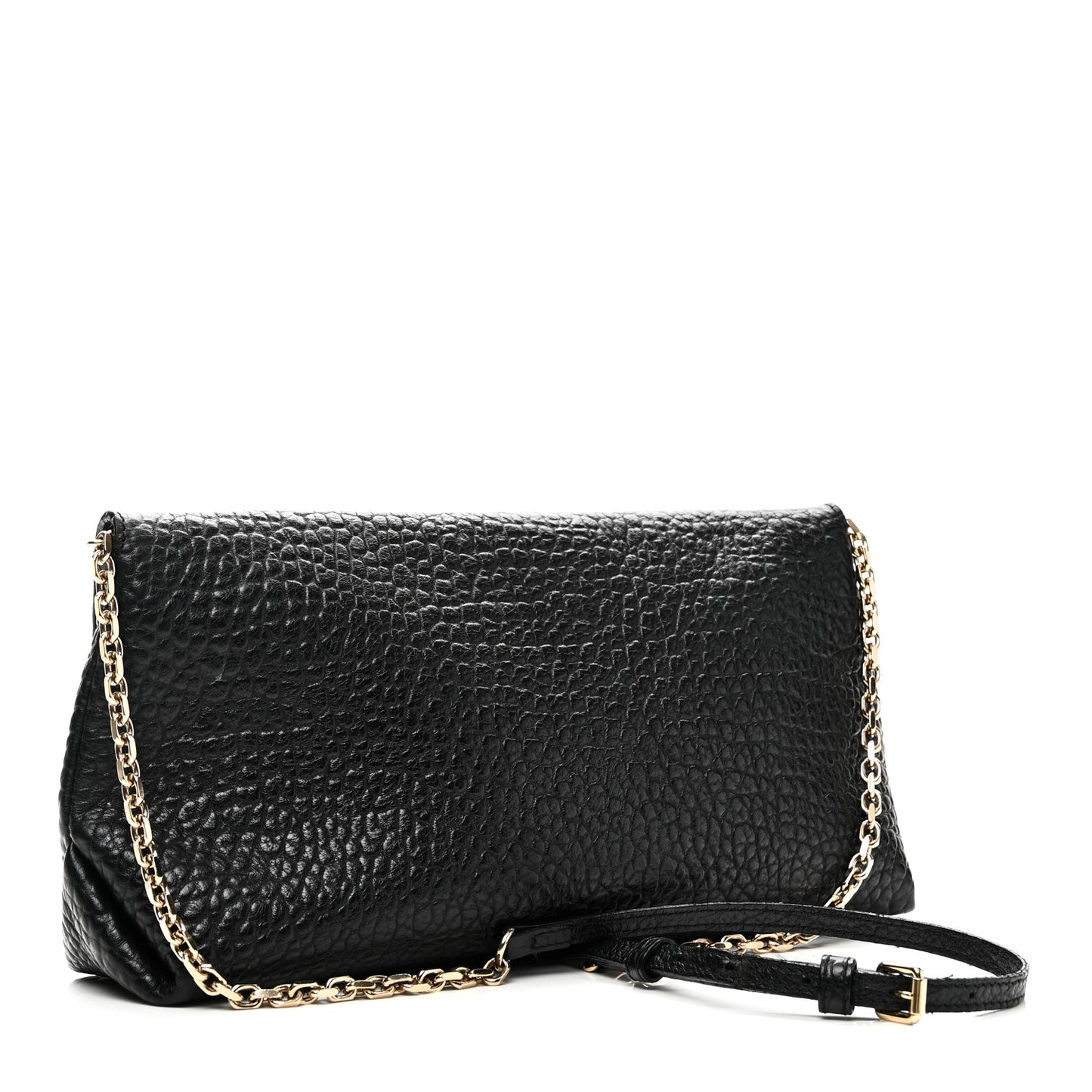 Signature Grain Medium Mildenhall Crossbody Bag Black