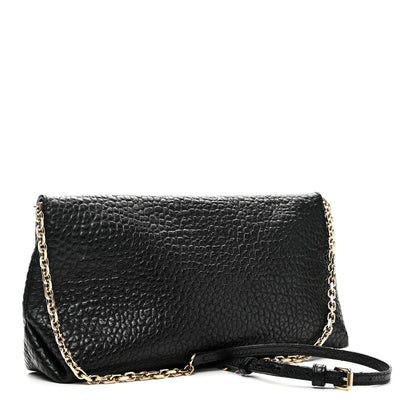 Burberry Signature Grain Medium Mildenhall Crossbody Bag Black 3 of 9
