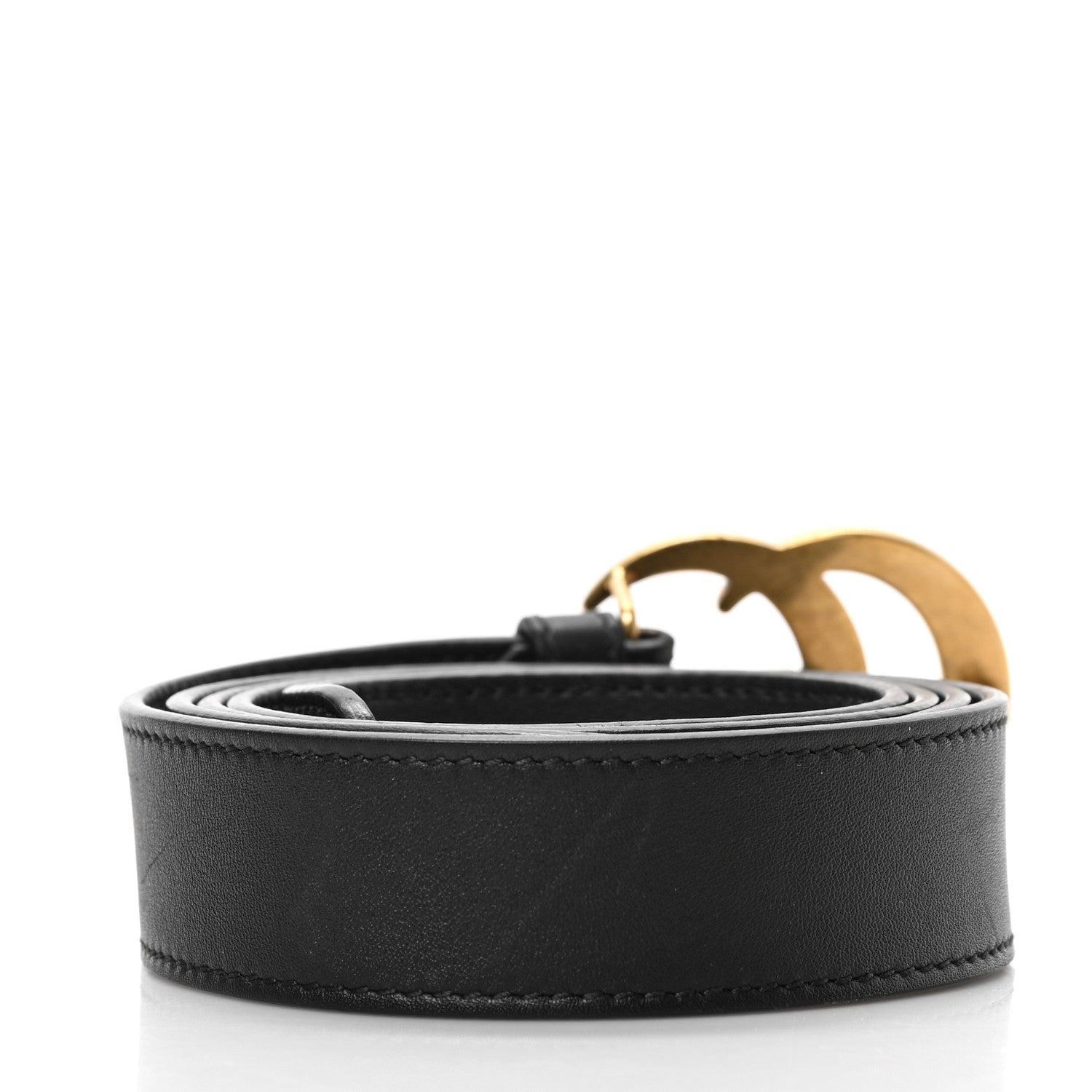 Gucci Moon Calfskin Double G 30mm Belt 105 42 Black 3 of 5