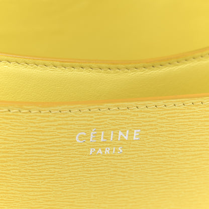 Celine Liege Calfskin Medium Classic Box Flap Bag Fluo Yellow 6 of 12