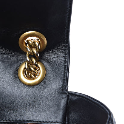Gucci Calfskin Matelasse Large GG Marmont Shoulder Bag Black 17 of 17