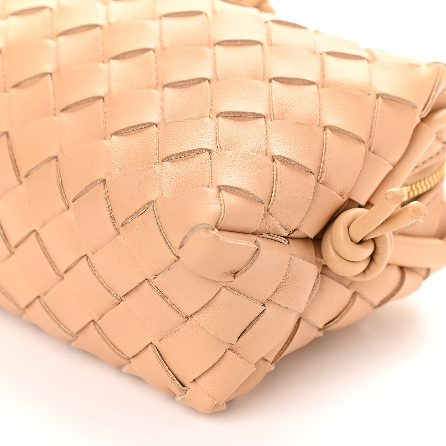 Bottega Veneta Nappa Intrecciato Mini Loop Camera Bag Almond 7 of 7