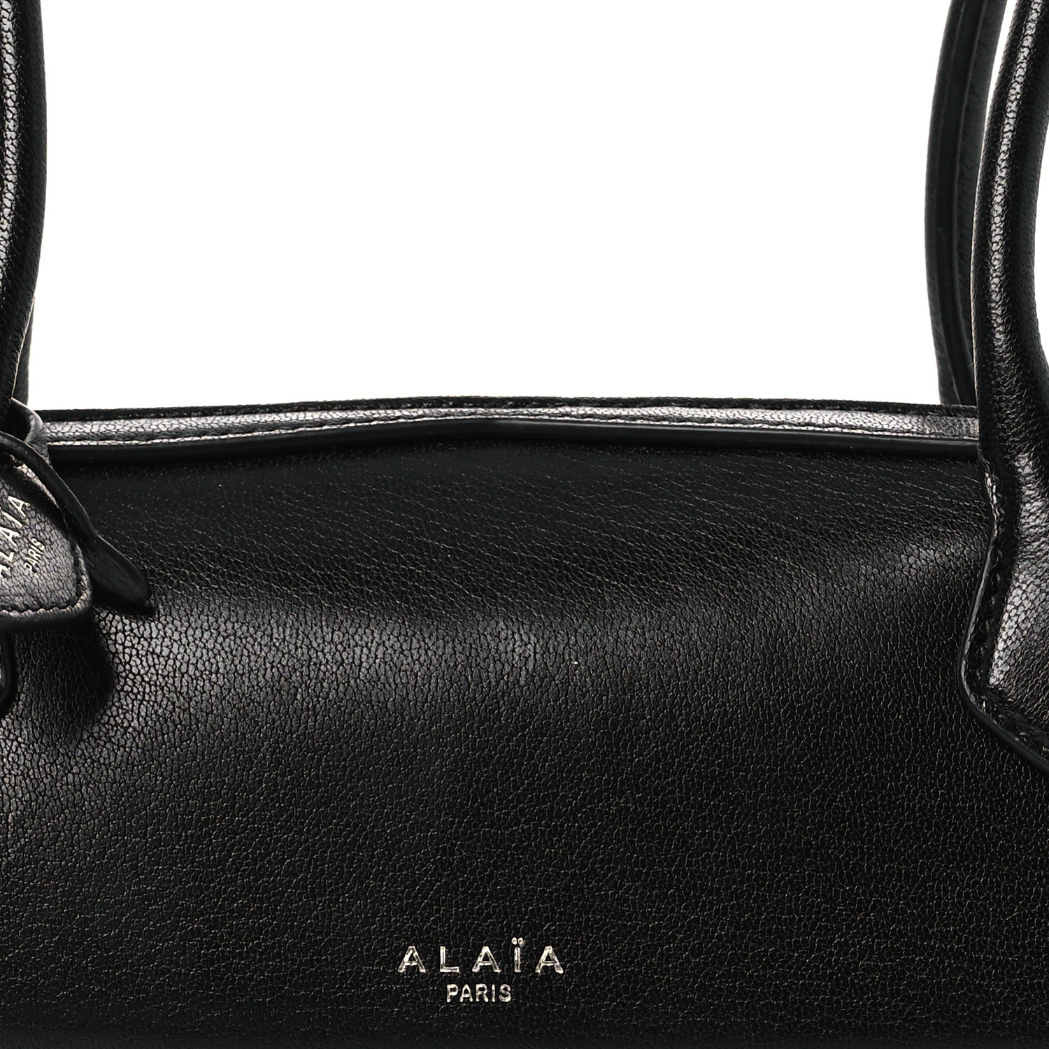 Alaia Shiny Goatskin Small Le Teckel Bag Black Black 8 of 11