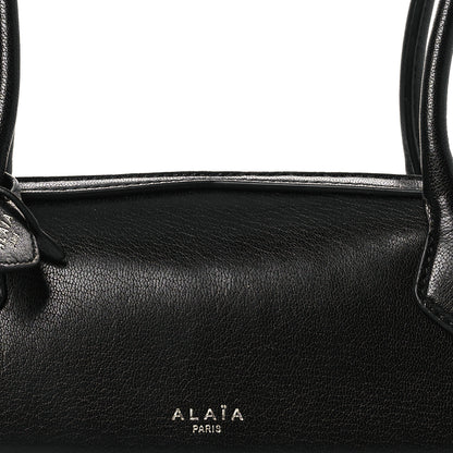 Alaia Shiny Goatskin Small Le Teckel Bag Black Black 8 of 11