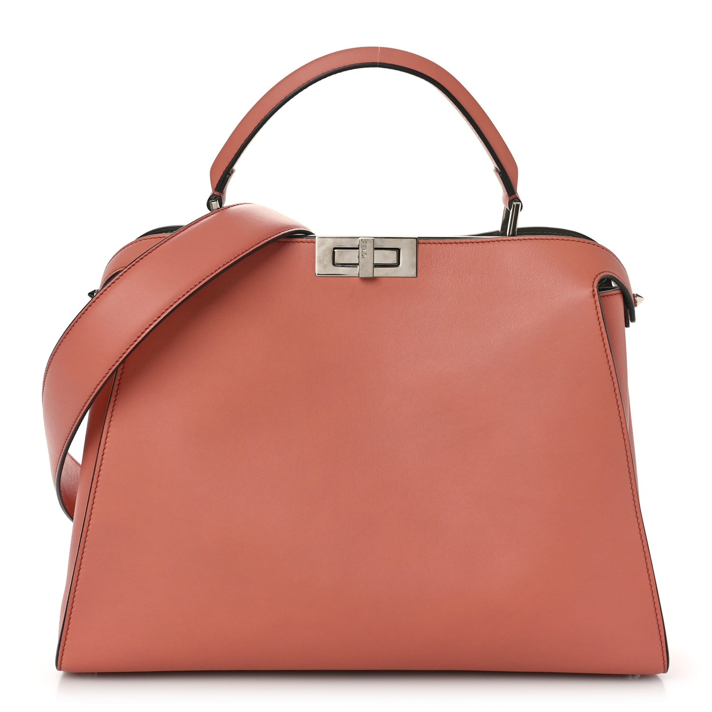 Vitello Tahiti Burro Large Peekaboo Iconic Essentially Satchel Macaron Foresta