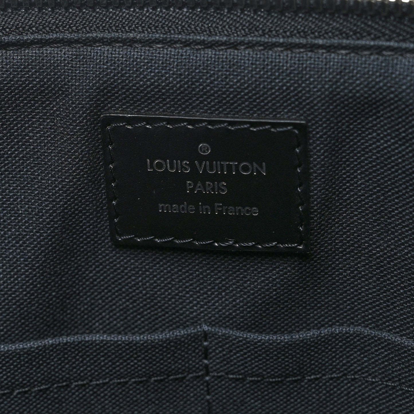 Damier Graphite Porte-Documents Jour