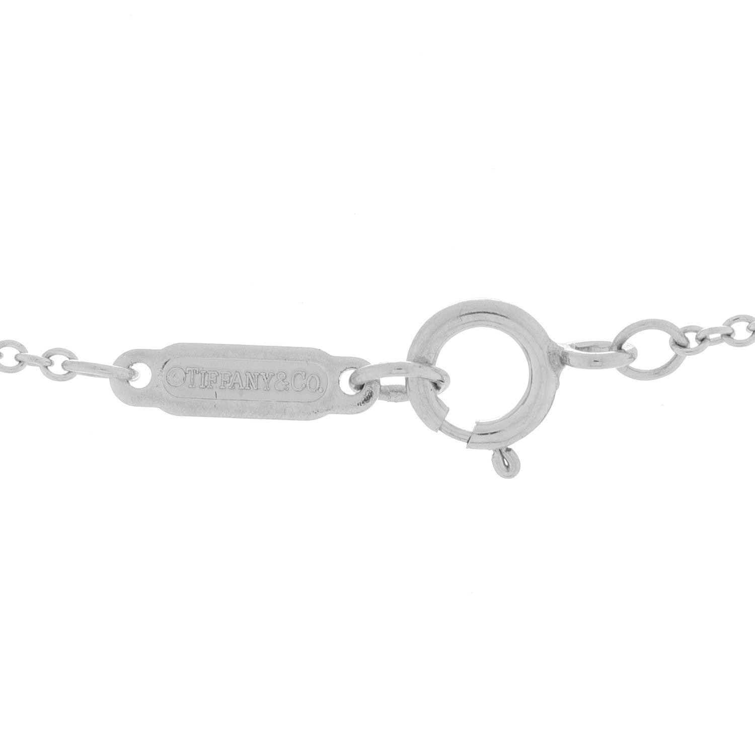 Tiffany Platinum Diamond Medium Victoria Necklace 4 of 6