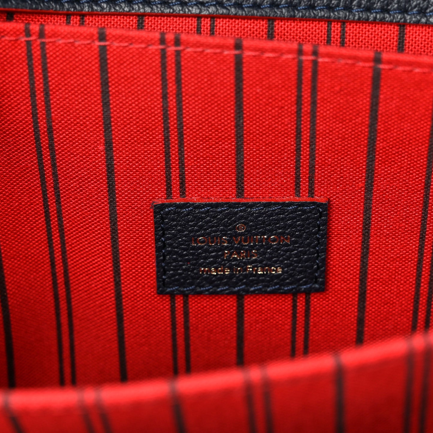 Empreinte Pochette Metis Marine Rouge