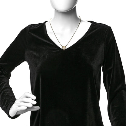 Chanel Crystal CC Chain Short Necklace Gold 2 of 5