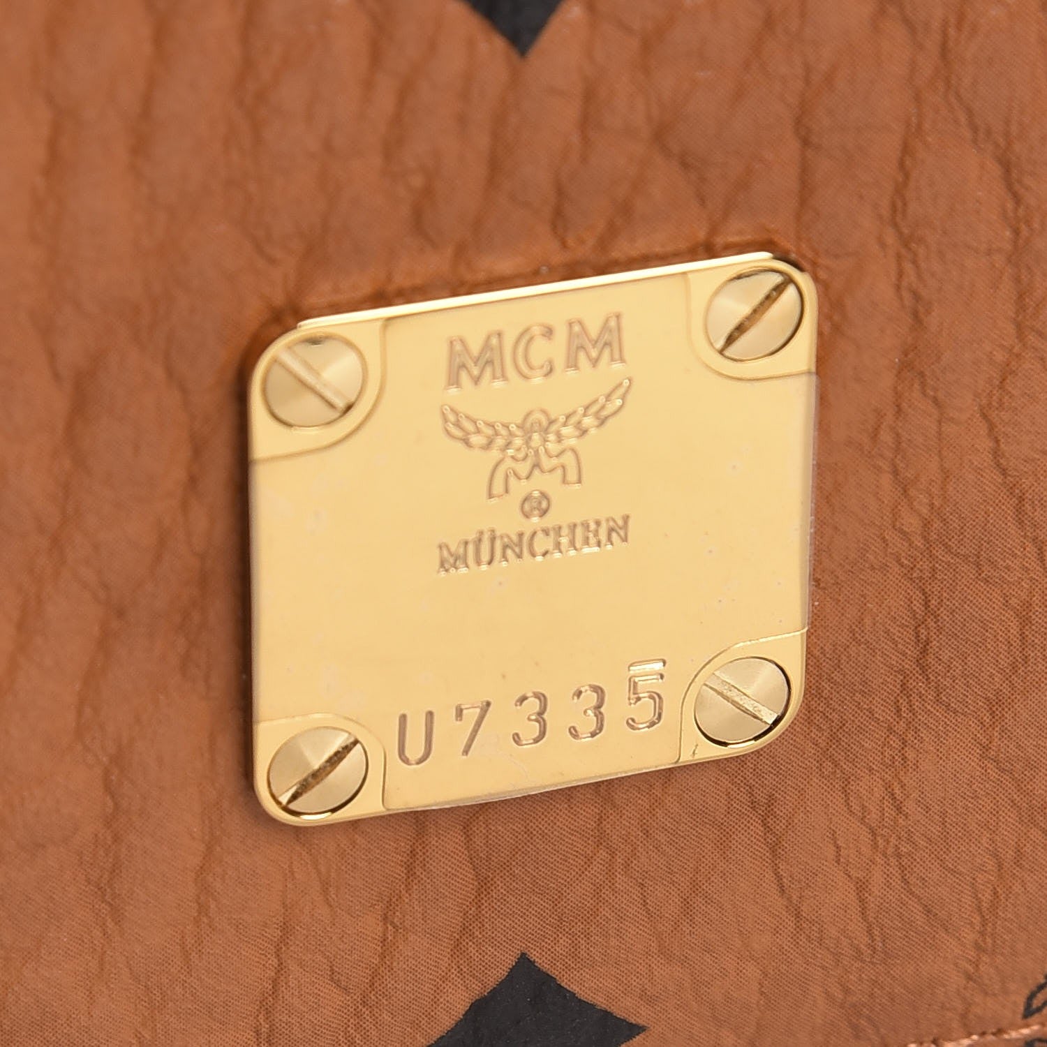 MCM Visetos Heritage Continental Flap Wallet Cognac 9 of 10