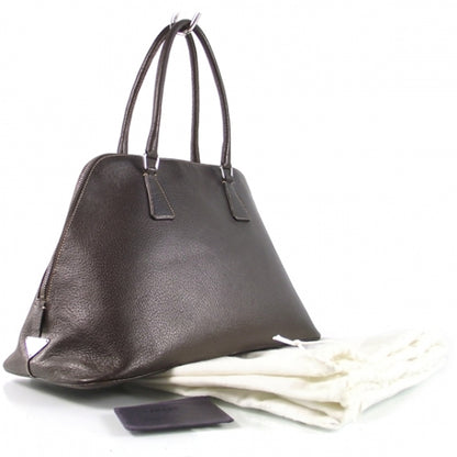 Prada Saffiano Doctor Bag Brown 3 of 12