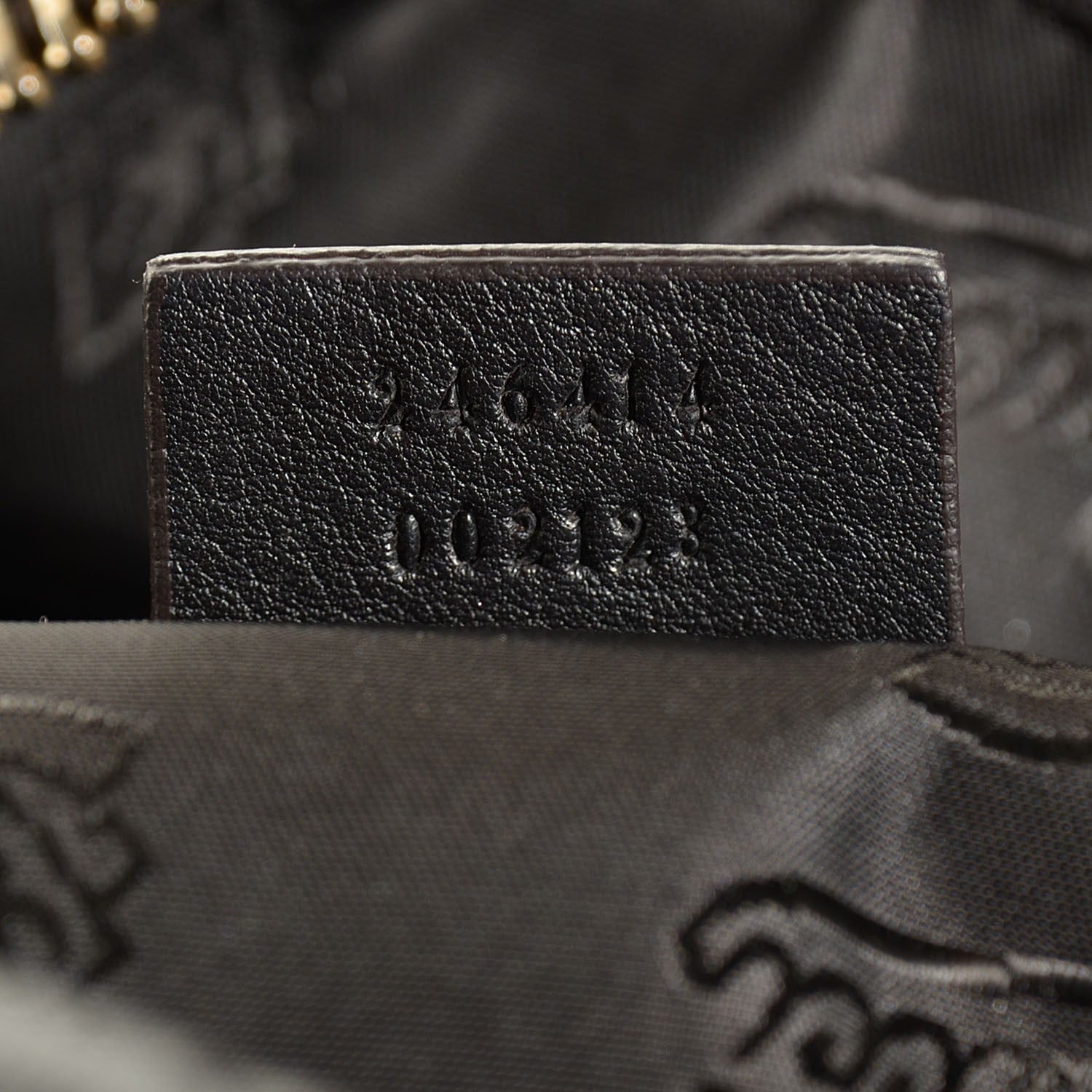 Gucci Guccissima Medium Classic Backpack Black 8 of 8