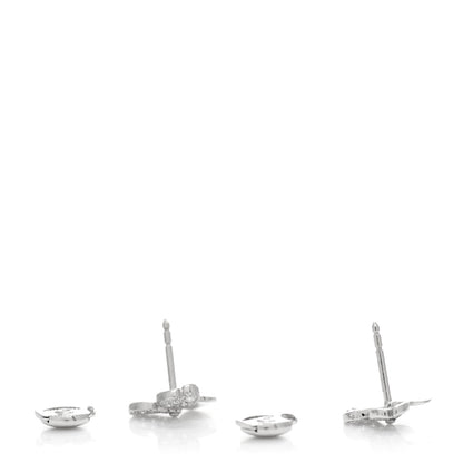Tiffany Platinum Diamond Paper Flowers Earrings 3 of 5