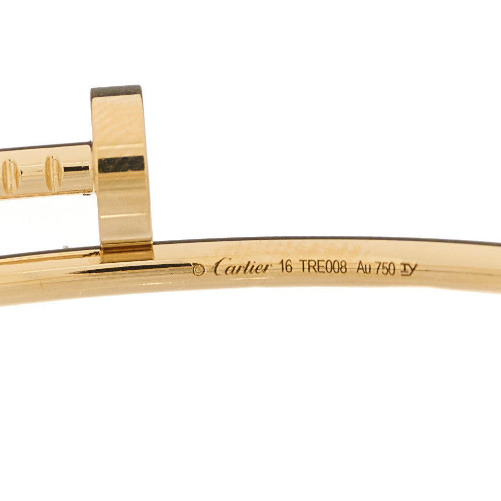 18K Yellow Gold Small Juste Un Clou Bracelet 16