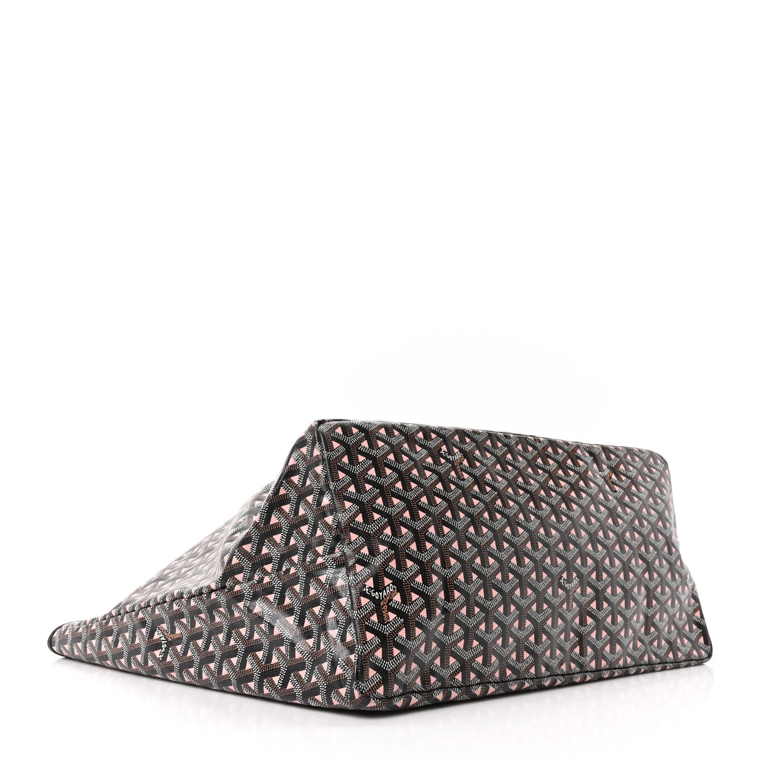 Goyard Goyardine Saint Louis Claire Voie GM Black Pink 5 of 10