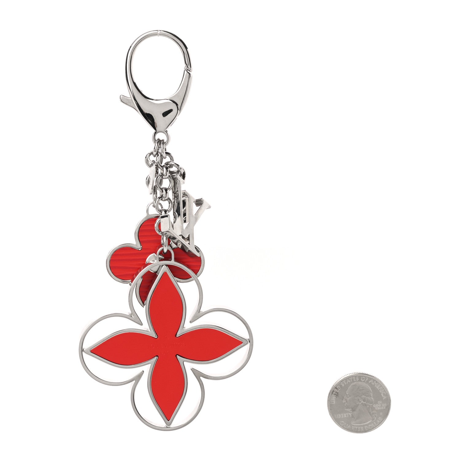 Louis Vuitton Epi Rimy Bag Charm Red 2 of 4