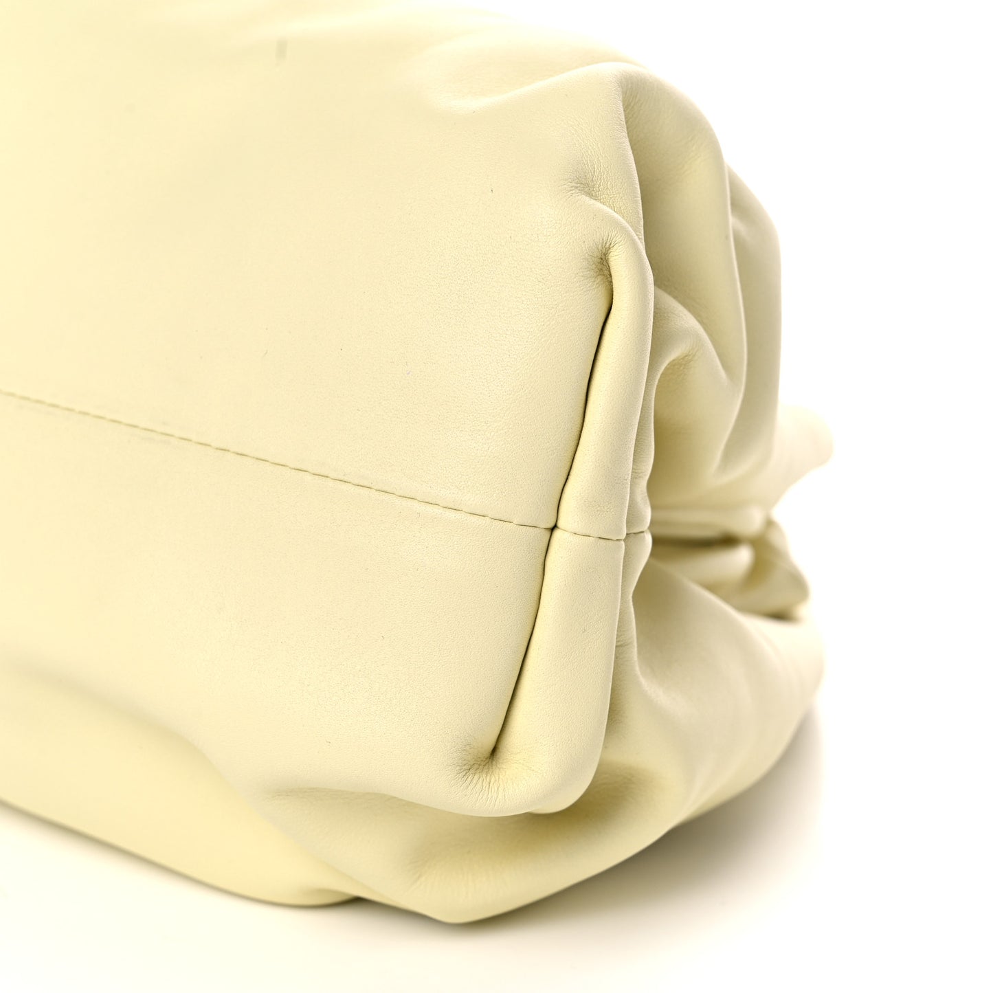 Smooth Butter Calf The Pouch Oversized Clutch Ice Cream